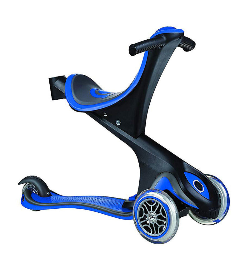 Monopattino Passeggino Triciclo 3 Ruote 5 in 1 Globber Evo Comfort Blu