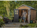 Casetta da Giardino Porta Attrezzi 228x350x252 cmin Evotech+ Keter Newton 7511 Marrone
