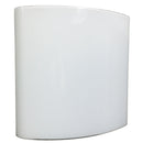 Applique 1xE27 Montatura Bianca Vetro Lastra Bianco E-Energy Cora