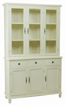 Mobile Buffet 3 Ante Vetro 3 Cassetti 3 Ante in Legno Clelia