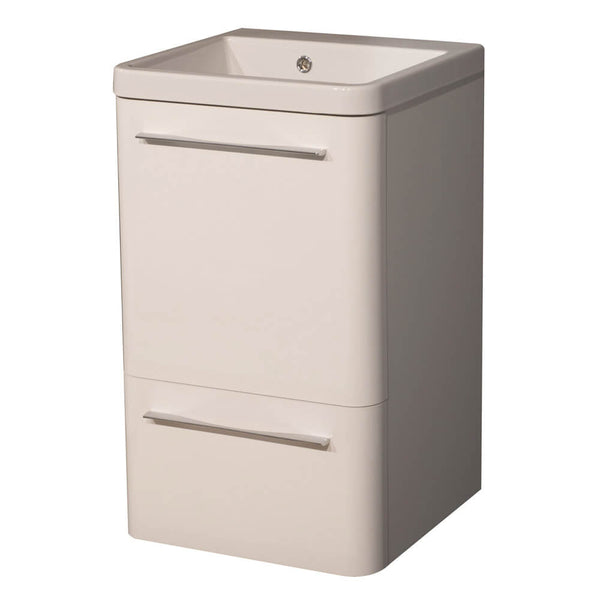 acquista Meuble Lavabo 50,5x50,5x87 cm 2 Tiroirs Montegrappa Novella Dipiù Blanc