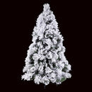Albero di Natale Artificiale Adami Monte Bianco Verde Innevato Varie Misure