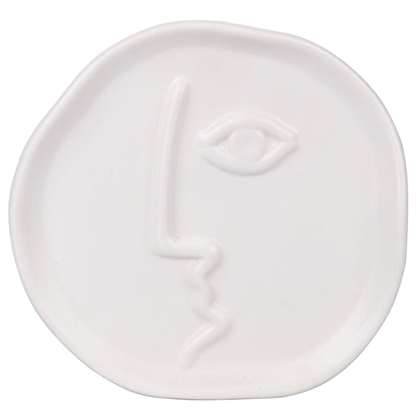 Vaso a Forma di Viso Tondo Ø18x18 cm 200 ml in Ceramica VdE Tivoli 1996 Vis a Vis acquista