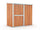 Jardinière en tôle d'acier porte-outils 174x100x174 cm Enaudi Legno