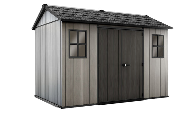 acquista Casetta da Giardino 350x229x254 cm Keter Oakland 1175 Duotech in Polipropilene Grigio