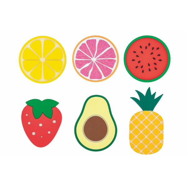 sconto Set 6 Sottobicchieri   in PVC VdE Tivoli 1996 Frutta