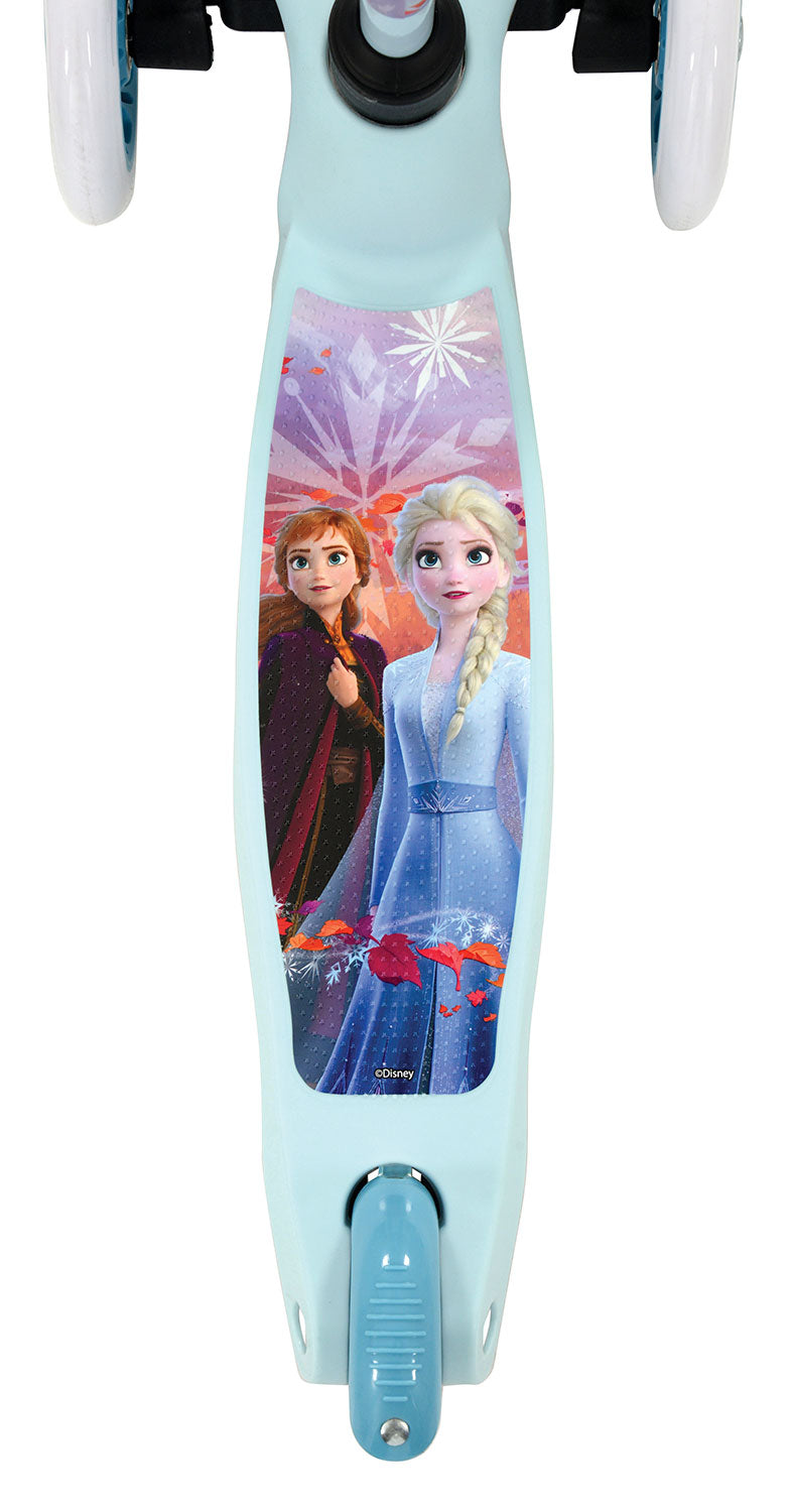 Monopattino Evolutivo a 3 Ruote con Cuscinetti ABEC-5 e Freno a Pedale Posteriore Disney Frozen Azzurro