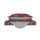 Housse de couette double avec impression sur le sac et les taies d'oreiller