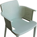 Poltrona Cathy 60x58x76,5 cm  in Polipropilene Verde menta