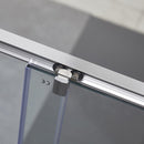 Porta Parete Doccia 110 cm 1 Anta Scorrevole in Cristallo Trasparente 6mm H195 Bonussi Giuly