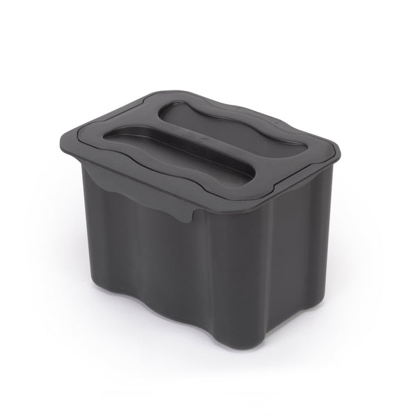Pattumiera da Cucina ad Estrazione 5 L in Plastica Emuca Grigio Antracite prezzo