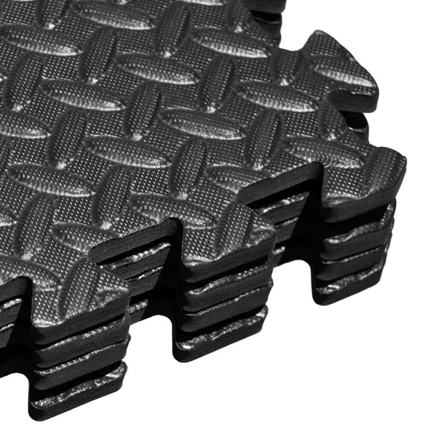 Puzzle Tapis pour Gymnase de Jeu 4 Pièces 60x60 cm Noir Amande acquista