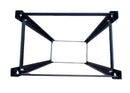 Portalegna per Camino da Interno o Esterno 40x25x99,5 cm in Acciaio King Nero