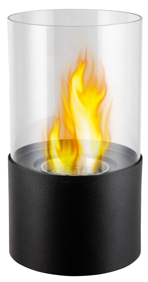 Cheminée de Table au Bioéthanol Ø16x27cm Vannini Giotto Noir prezzo