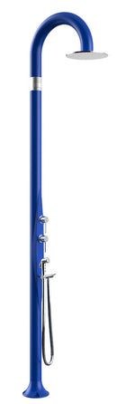 Doccia da Esterno Giardino Miscelatore Deviatore e Doccetta Mobile Arkema Funny Yin Blu