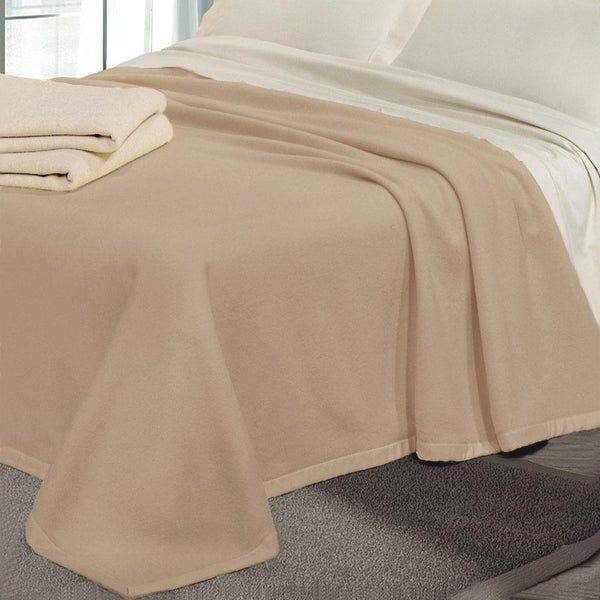 acquista Couverture Pure Laine Cachemire 290gr Cober Tasman Beige