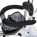 Triciclo per Bambini Maniglione Parasole Barra di Protezione in Metallo Deluxe 