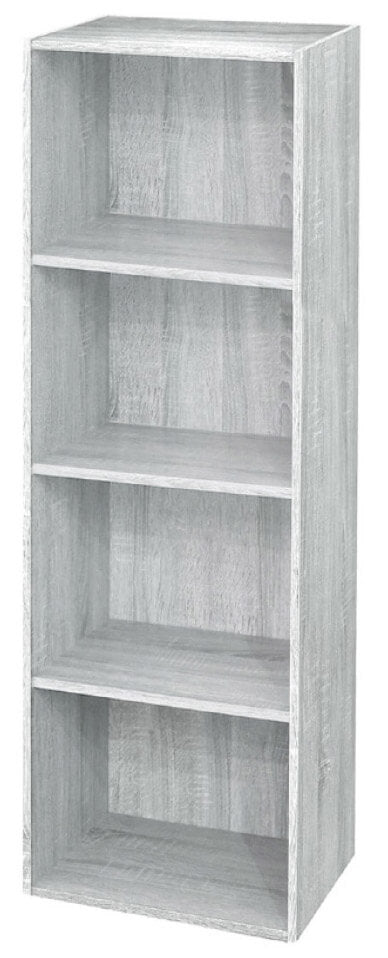 Bibliothèque avec 4 étagères 40x29x132 cm en Bois Blanc acquista