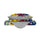 Housse de couette double avec impression sur le sac et les taies d'oreiller