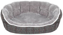 Cuccia per Cani e Gatti in Poliestere Scotland Grigio Chiaro Varie Misure