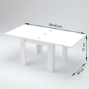 Tavolo Allungabile 90x90/180x75 cm Jesi Cemento Bronx