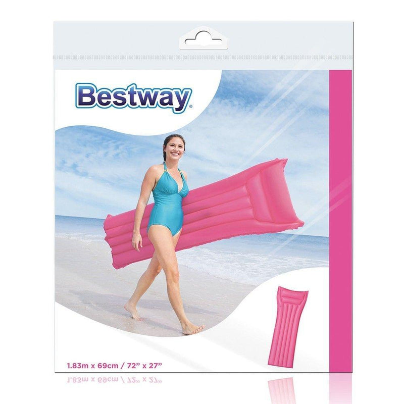 Materassino Gonfiabile da Mare Spiaggia 183x69 cm Fucsia 44007 Bestway