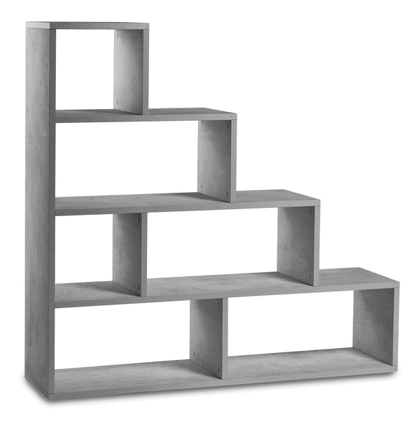 prezzo Libreria a Scala 4 Ripiani 150x144x38 cm Cemento