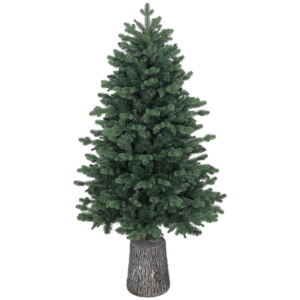 acquista Albero di Natale Artificiale 150 cm 994 Rami Realistico Base in Resina Verde