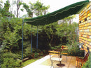 Pergola a Parete da Giardino in Acciaio 3x4m Bauer Verde