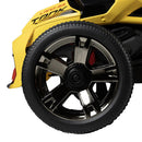 Mini Quad Elettrico per Bambini 3 Ruote 12V 7Ah Giallo 