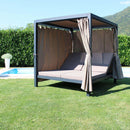 Gazebo Letto Timbuktu 212x149x195 h cm in Alluminio Antracite