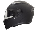 Casco Integrale per Scooter Visiera Lunga CGM Tampere Mono 316A Nero Opaco Varie Misure