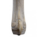 Poltrona Coreen in Tessuto 61x61x71 h cm in Legno Beige