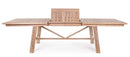 Tavolo Allungabile da Giardino 220/300x100x77.5 cm in Legno Teak Maryland Natural