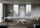 Tavolo Allungabile 200-460x90x77 cm Volantis Bianco Frassino Telaio Bianco 