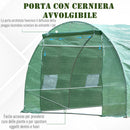 Serra da Giardino a Tunnel per Piante Verde 6x3x2m 