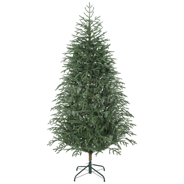 acquista Albero di Natale Artificiale 180 cm 1814 Rami Realistici con Base in Metallo Verde