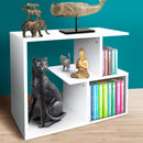 Tavolino Design Moderno 5 Ripiani 60x30x50cm Casa Ufficio Bianco
