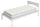 Surmatelas matelassé rembourré en fibre de chanvre avec élastiques vert clair Différentes tailles