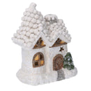 Casetta resina led bianco cm 17x11,5xh22