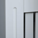 Copritermosifone 78x19x83 cm in MDF e Legno Truciolare Grigio