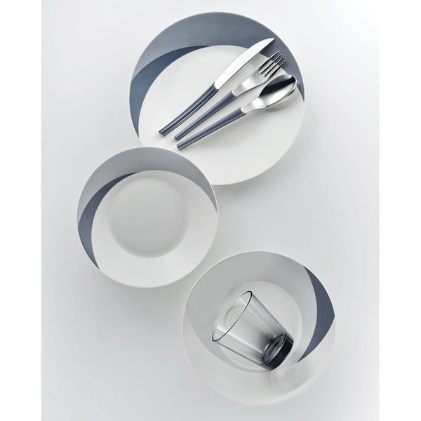 Set 7 pièces Assiettes + Couverts + Verre Eme Natura Stone Grey online