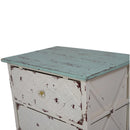 Mobile in Metallo con 4 Cassetti H 92 cm