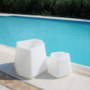 Vaso Luminoso da Giardino a LED 40x35x27 cm in Resina 5W Magnolia Multicolore