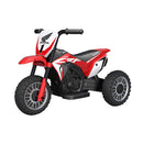 Moto Elettrica per Bambini 3 Ruote 6V con Licenza Honda CRF450RL Rosso     