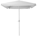 Ombrellone da Giardino 3x2m Tessuto Poliestere Bianco