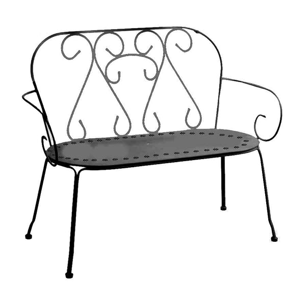 acquista Panchina da Giardino 105x48xh88 cm in Metallo New Old Antracite