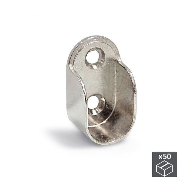 Emuca Support de cintre en Zamak nickelé 50 pièces acquista