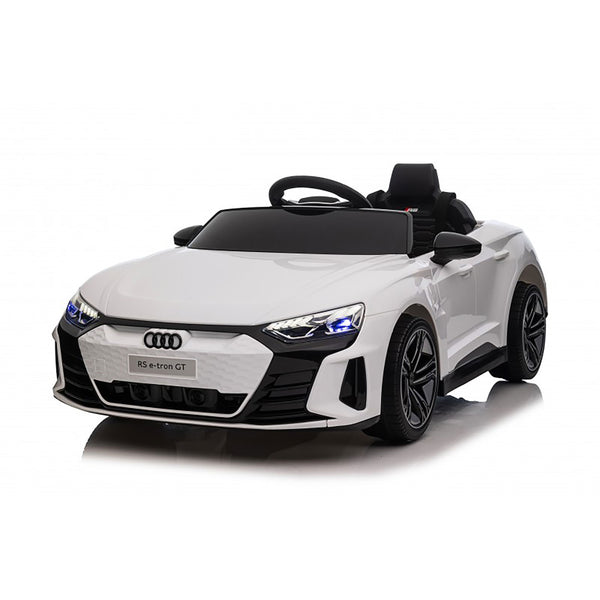 acquista Macchina Elettrica per Bambini 12V Licenza Ufficiale Audi RS E-Tron GT con Telecomando Bianco