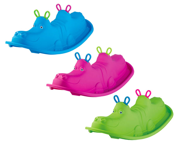 acquista Dondolo 3 Posti 103,5x45,5x34,5 cm in Plastica Blu o Rosa o Verde